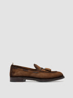 IVIES 002 - Brown Suede Tassel Loafers
