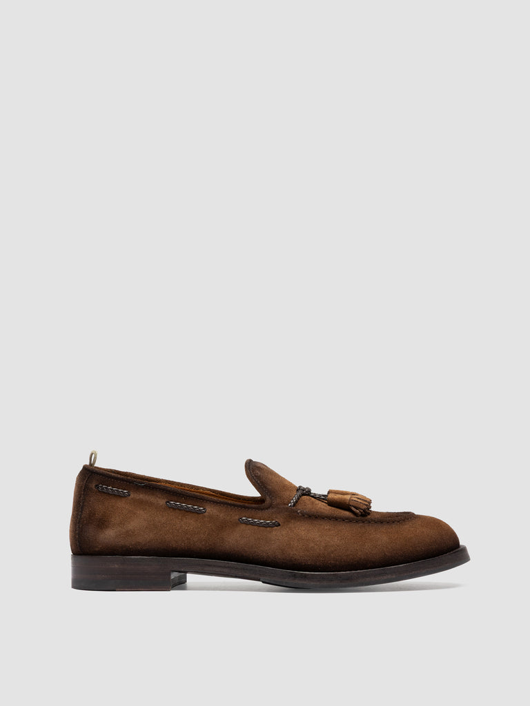 IVIES 002 - Brown Suede Tassel Loafers