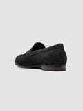 IVY 002 - Black Suede Penny Loafers - thumb image 4,side view