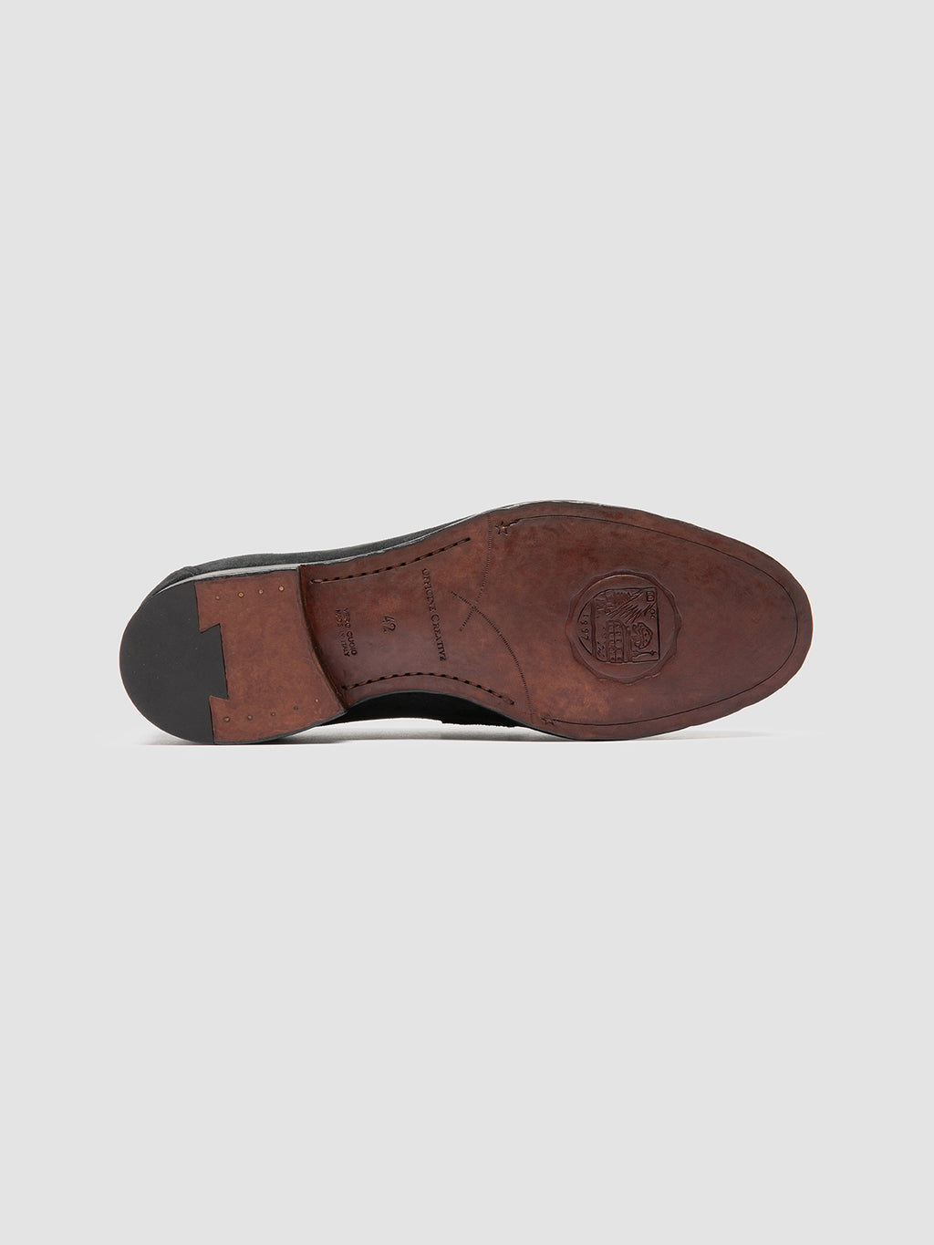 IVY 002 - Black Suede Penny Loafers - image 5,side view