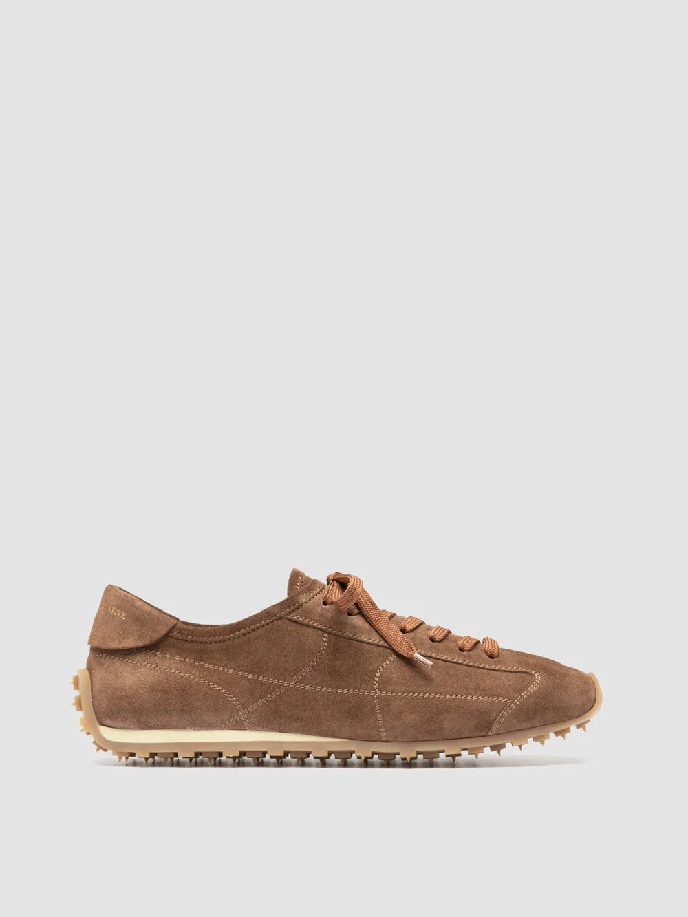 JARRED 001 - Taupe Suede Low-Top Sneakers - image 1,side view