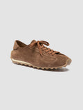 JARRED 001 - Taupe Suede Low-Top Sneakers - thumb image 3,side view