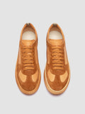 KADETT 001 - Orange Suede Low Top Sneakers - thumb image 2,side view