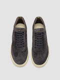KAFKA 002 - Blue Suede Low Top Sneakers - thumb image 2,side view