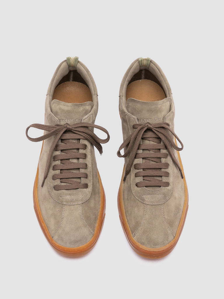 KARMA 015 - Taupe Suede Low Top Sneakers