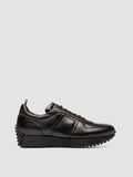 KASBA 003 - Sneaker Basse in Pelle Nera - thumb image 1,side view