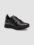 KASBA 003 - Sneaker Basse in Pelle Nera - thumb image 3,side view
