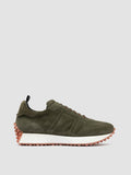 KASA 004 - Green Suede Low Top Sneakers - thumb image 1,side view