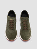 KASA 004 - Green Suede Low Top Sneakers - thumb image 2,side view