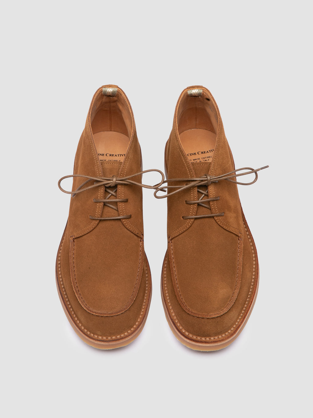 KENT 002 - Taupe Suede Chukka Boots - image 2,side view