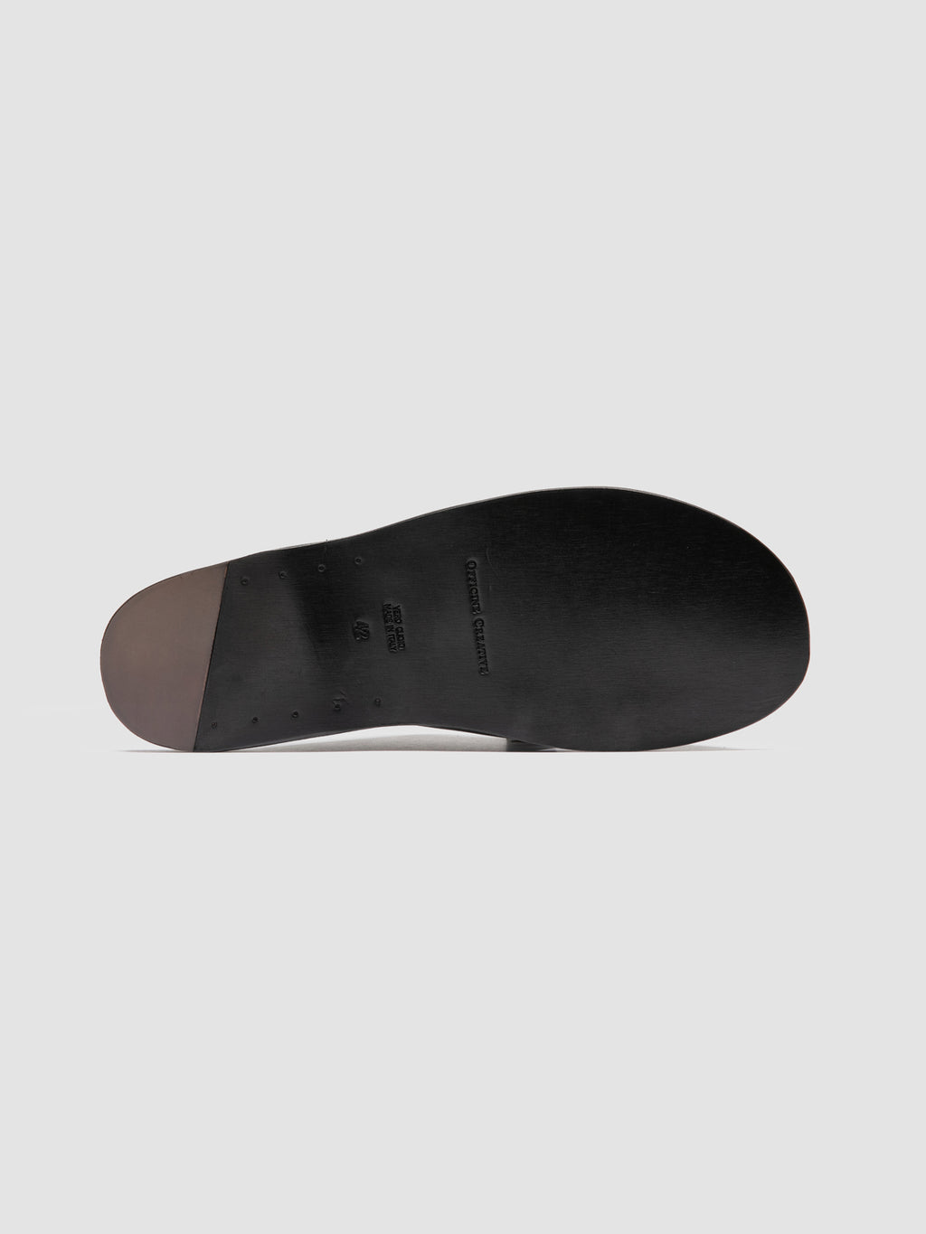 KIMOLOS 015 - Black Leather Slide Sandals