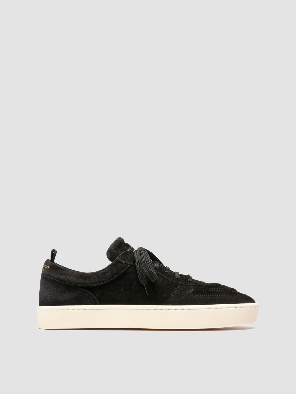 KRAB 001 - Black Suede Low-Top Sneakers