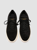 KRAB 001 - Black Suede Low-Top Sneakers