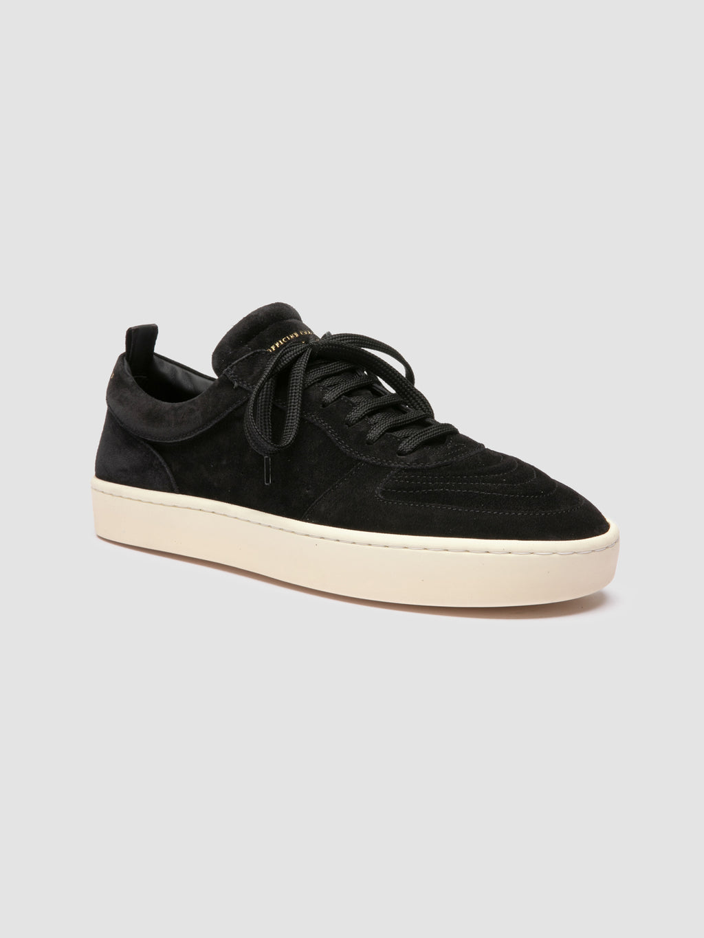 KRAB 001 - Black Suede Low-Top Sneakers