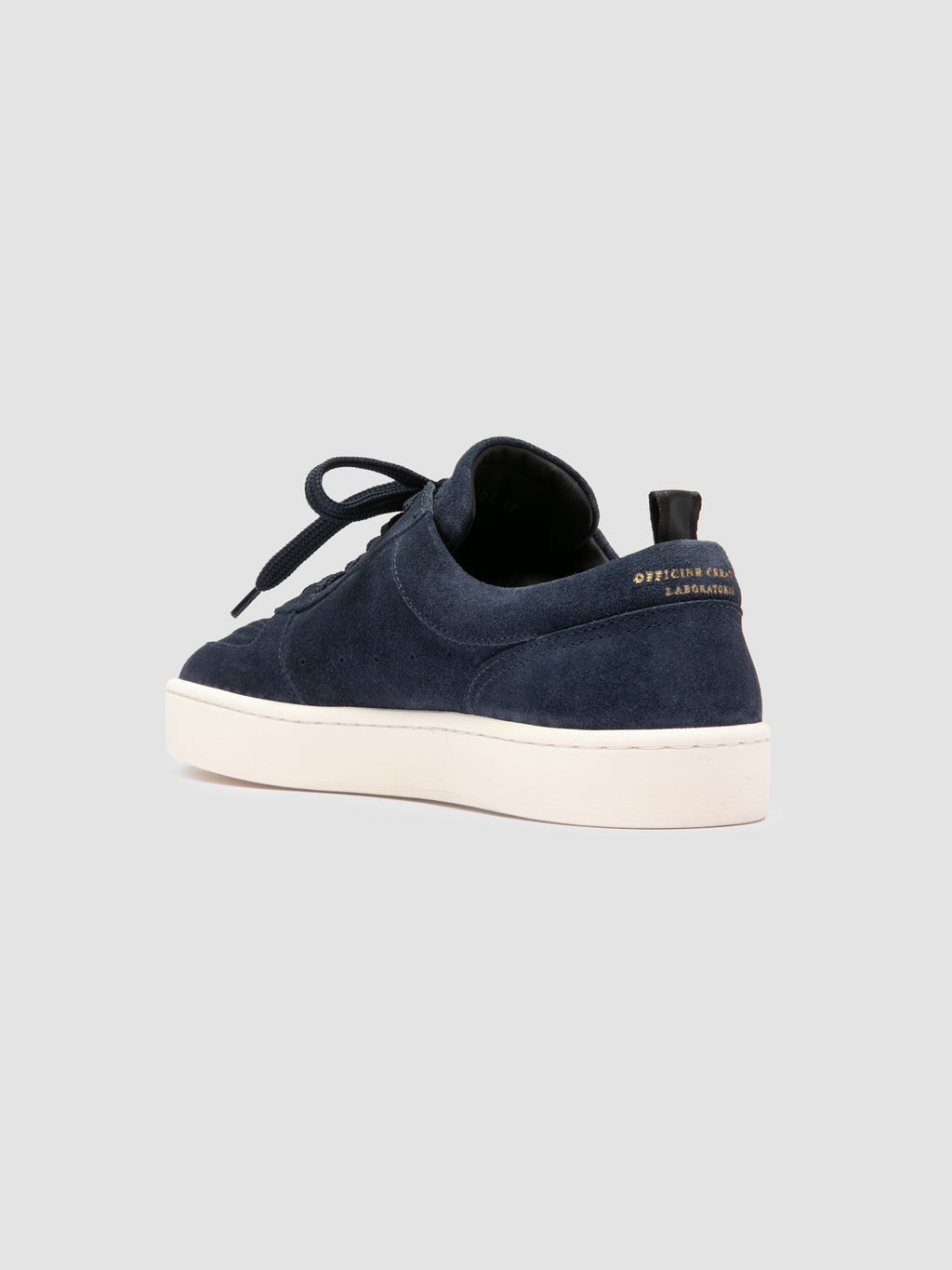 KRAB 001 - Dark Blue Suede Sneakers