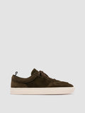 KRAB 001 - Dark Green Suede Sneakers