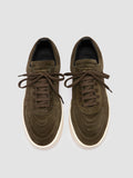 KRAB 001 - Dark Green Suede Sneakers
