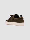 KRAB 001 - Dark Green Suede Sneakers