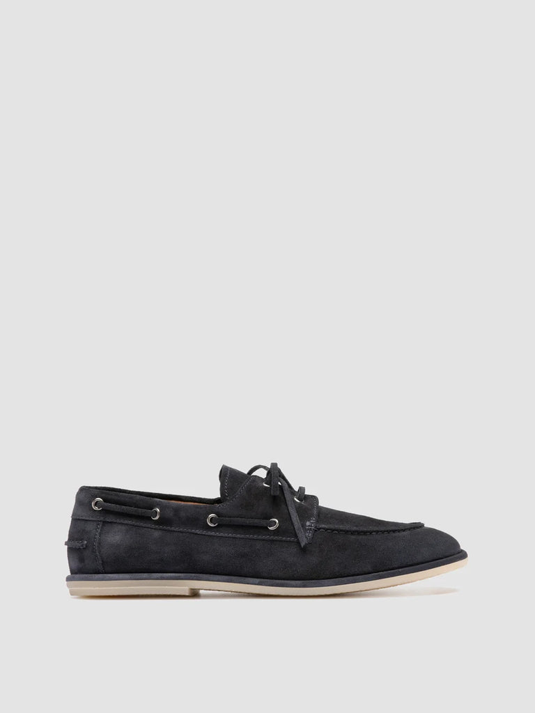 LOVE 001 - Blue Suede Boat Shoes