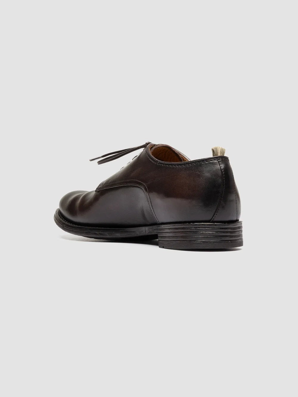 MAVIC 001 - Scarpe Derby in Pelle Marrone - image 4,side view