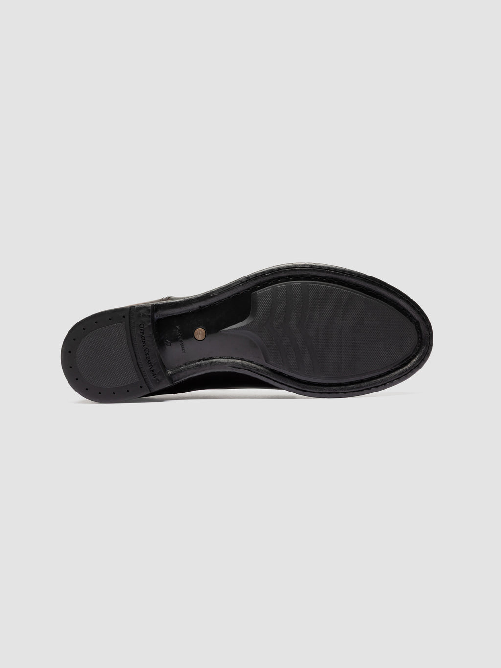 MAVIC 001 - Scarpe Derby in Pelle Nera - image 5,side view