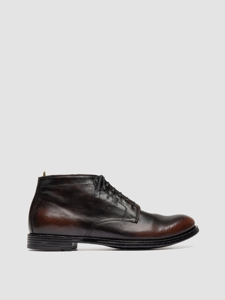 MAVIC 072 - Brown Leather Lace Up Boots