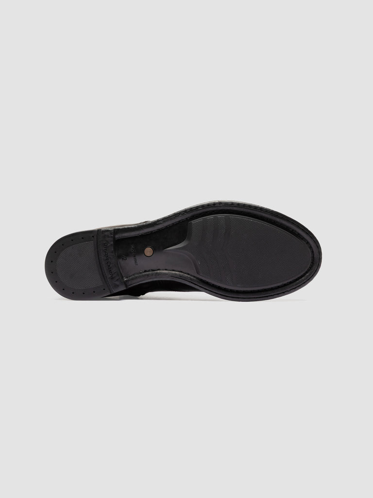 MAVIC 072 - Black Leather Lace Up Boots