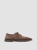MILES 001 - Taupe Suede Derby Shoes - thumb image 1,side view