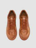 MILITIA 001 - Brown Leather Sneakers - thumb image 2,side view