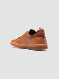 MILITIA 001 - Brown Leather Sneakers - thumb image 4,side view