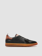 MILITIA 001 - Black Leather Sneakers