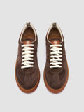 MILITIA 002 - Braune Sneakers aus Wildleder und Leder - thumb image 2,side view