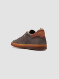 MILITIA 002 - Taupefarbene Sneakers aus Wildleder und Leder - thumb image 4,side view