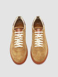 MILITIA 002 - Camel Suede and Leather Sneakers - thumb image 2,side view