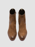 MONEGAL 002 - Brown Suede Zip boots - thumb image 2,side view