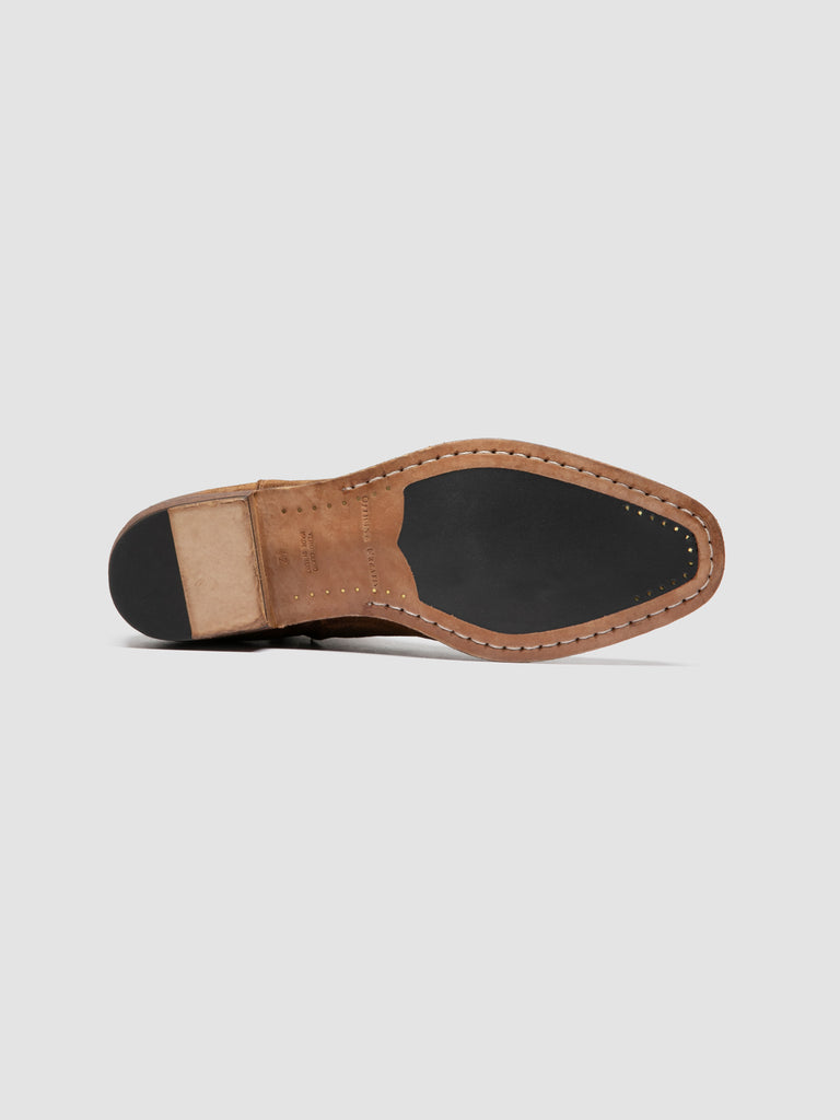 MONEGAL 002 - Brown Suede Zip boots