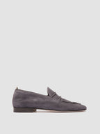 OLIVER 001 - Mocassini in Pelle Scamosciata Blu