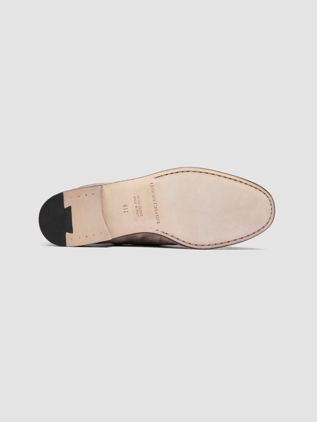 OLIVER 001 - Grey Suede Venetian Loafers - image 5,side view