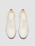 OLIVER 005 - White Leather Oxford Shoes