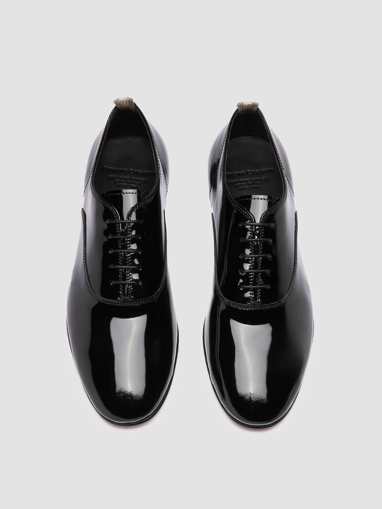 OLIVER 005 - Black Leather Oxford Shoes