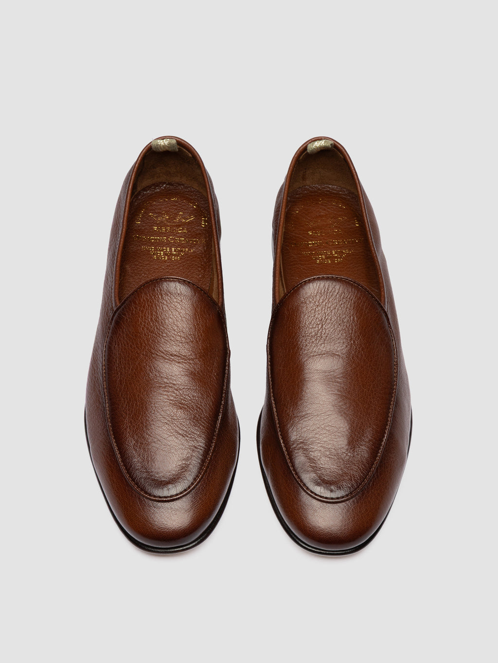 OLIVER 006 - Brown Leather Venetian Loafers - image 2,side view