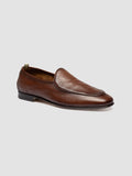 OLIVER 006 - Brown Leather Venetian Loafers - thumb image 3,side view