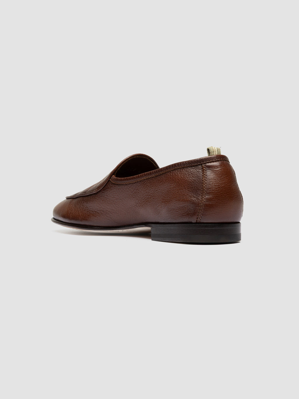 OLIVER 006 - Brown Leather Venetian Loafers - image 4,side view