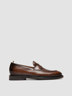 OPERA FLEXI 101 - Brown Leather Penny Loafers