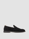 OPERA FLEXI 101 - Schwarze Penny-Loafers aus Wildleder - thumb image 1,side view