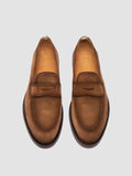 OPERA FLEXI 101 - Hellbraune Penny-Loafers aus Wildleder - thumb image 2,side view