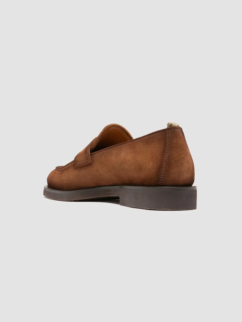 OPERA FLEXI 101 - Hellbraune Penny-Loafers aus Wildleder - image 4,side view