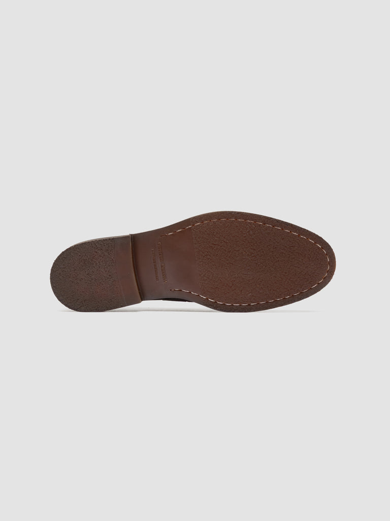 OPERA FLEXI 103 - Braune Leder-Slipper mit Quaste