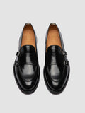 OPERA FLEXI 105 - Black Leather Monk Shoes - thumb image 2,side view