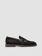 OPERA FLEXI 105 - Scarpe Monk in Pelle Scamosciata Blu